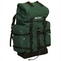 #8045D/GREEN BLACK/CASE - Hiking Backpack - Case of 10 Hiking Backpacks